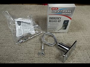 Installing a Genie Universal Garage Door Emergency Release Kit