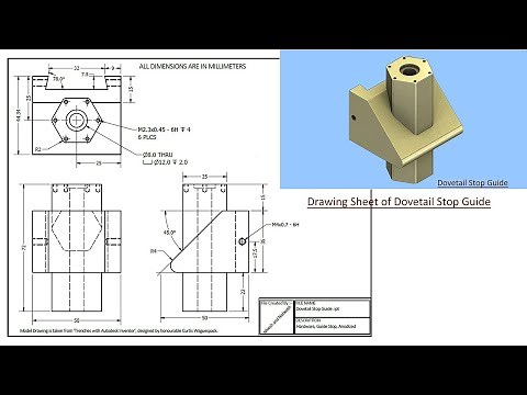 Dovetail Stop Guide || SolidWorks Tutorial