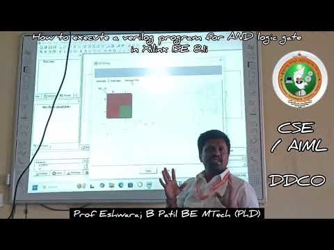 DDCO | how to execute a verilog code for AND LIGIC GATE in Xilinx ISE 8.1 i 