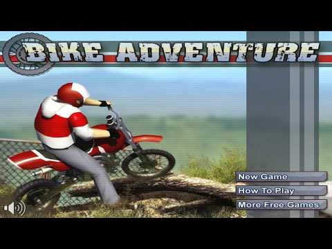 Bike Adventure (Flash Game) Full Gameplay All Levels
