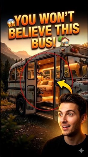 Transforming a RUSTY Van into a Luxury Camper! 🚐✨ #Shorts