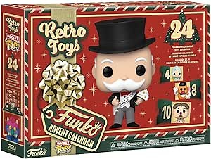 Funko Advent Calendar: Hasbro 2024 - Barrel of Monkeys - 24 Days of Surprise - Collectable Vinyl Mini Figures - Mystery Box - Gift Idea - Holiday Xmas for Girls, Boys & Kids - Christmas Countdown
