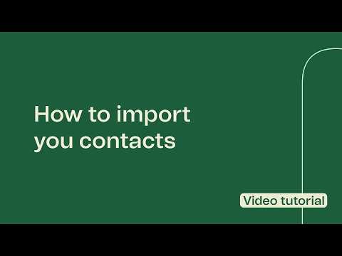 How to import your contacts into Brevo