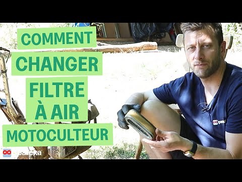 Comment changer le filtre à air d'un motoculteur