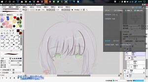 尝试制作Live2D：绘画过程1