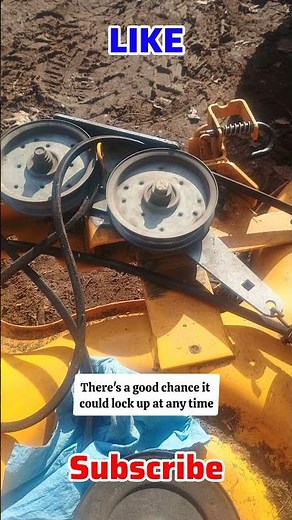 Bad Lawn Mower idler pulley? Replace it — Preventative Maintenance SAVES MONEY #shorts #lawnmower