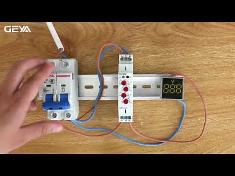 GEYA GRT8-S Time Relay Function Demonstration&Wiring