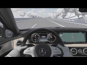 Le pilote de limitation de vitesse Mercedes ajuste la vitesse du véhicule