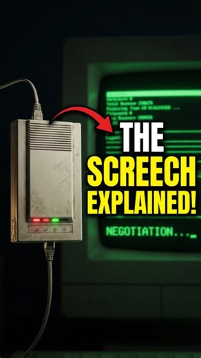 Why the internet used to scream at you 🔊 #dialup #90s