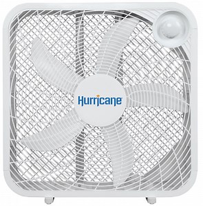Hurricane Classic 20 Inch Portable Floor Fan with 3 Speed Settings, White