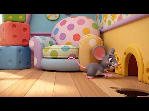 Tiny Mouse Squeaks Squeak Squeak Squeak | Quiet & Loud Nursery Rhymes for Kids