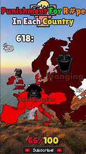 Punishment For „Grape“ In Each Country #map #mapping #geography #geo #europe #edit