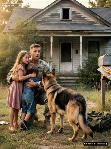 A Soldier Returned From Deployment to Find His Daughter Raising Her Brother Alone—His Wife Had Vanished Long Ago With Her Lover For two long years, he’d dreamed of this moment—his children running into his arms, his wife smiling from the porch, and the smell of dinner wafting from the kitchen. But what he found instead made his chest tighten. The yard was wild with weeds. The mailbox overflowed with yellowed envelopes. And on the porch sat his nine-year-old daughter, Emily, holding her little br