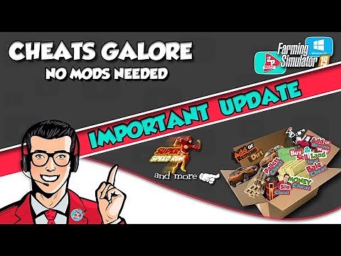 FS19 IMPORTANT UPDATE to Secret Unlock Super Speed and Extra Dev.Console Commands