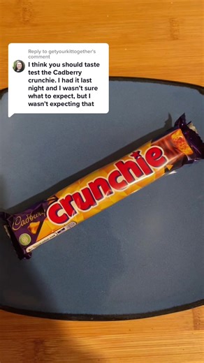 Cadbury Crunchie Bar Taste Test and Review
