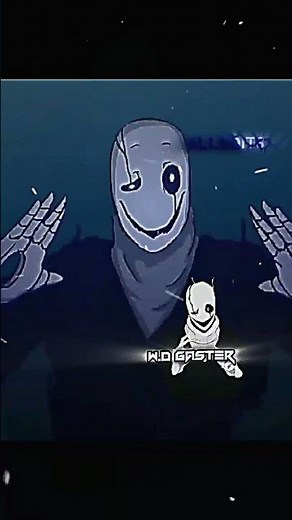 W.D Gaster VS Chara #undertale #shorts