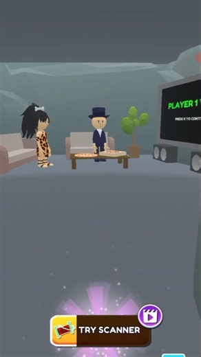 A strange room and a mysterious alien figure #shorts #games #gameplay #alien