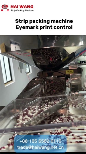 Capsule strip packaging machine with eyemark print photocell control #pharmaceutical #machine