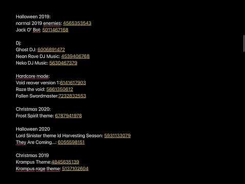 every tds id (ROBLOX)