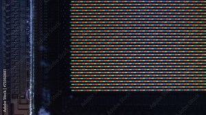 Working matrix and the control circuit. Macro