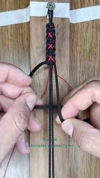 Pulsera super facil en macrame #bracelet