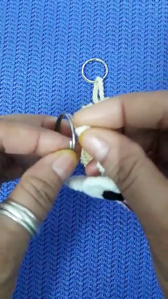 crochet owl pattern keychain #crochet #handmadeknitting