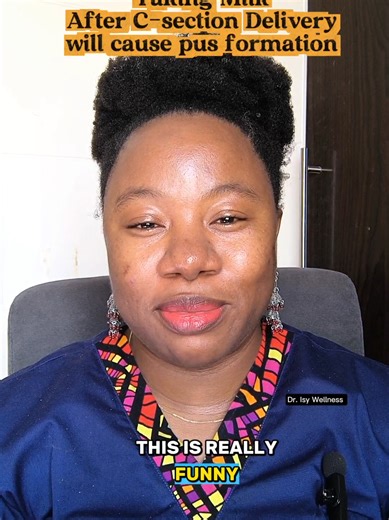 Taking Milk After C-section Delivery will cause pus formation – I hear this a lot from C-section moms. Mamas, that is not true milk doesn't form pus! #medicalfacts #csectionmom #csectionrecovery #doctorisy #csectiondelivery