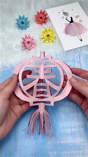 Cute Paper Art#craftforschool #diy #homedecor #kidscraft
