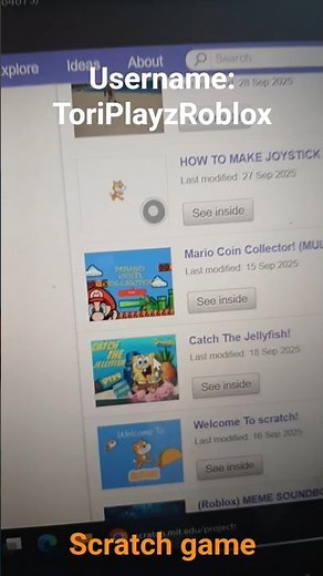 here is another game I made on #Scratch #scratchers #coding #spongebob