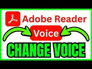 How To CHANGE VOICE In Adobe Acrobat Reader (QUICK & EASY) 2026