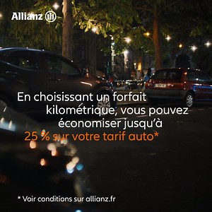 Avec l’assurance auto petits rouleurs Allianz, moins vous roulez, moins vous payez. | Allianz France