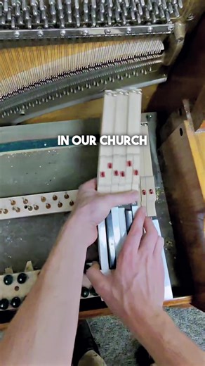 Day 6 - deep cleaning a piano in my church | Piano