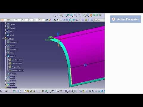 #catia #automotivedesign Trim Design Tutorial |Week 1 Day 3 Part 4 | Beginner to Advanced|Live class