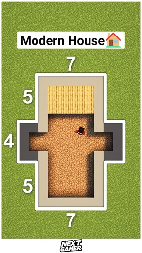 NextGamer on Instagram: "🏗️🎮 Easy Modern House in Minecraft 🏡⚡🌌 Design a modern house that’s both easy to build and stunning to look at! 🌿🔥 Featuring minimal materials and elegant details, this build is great for anyone wanting a stylish base. ✨ Ready to start your dream home? 🎮💎 #MinecraftBuilds #MinecraftIdeas #MinecraftModernHouse #MinecraftCreations #EpicBuilds #GamingCommunity #CozyBuilds"