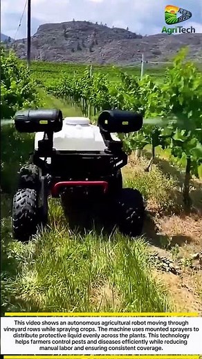 Autonomous Vineyard Spraying Robot | Future of Smart Farming