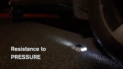 Solar Deck Lights Driveway Dock Lights white