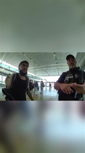 Entitled Man Refuses to Leave Airport After Being Denied Boarding #cops#police#usa