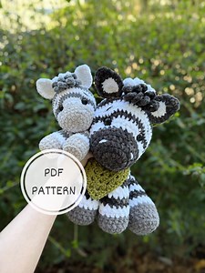 Crochet Sitting Zebra Amigurumi Pattern | Safari Crochet Pattern Tutorial | Zebra Plushie Crochet Pattern - Etsy