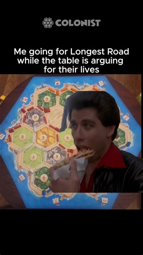Less talking. More roads. Play online on Colonist.io #colonist #catan #boardgamegeek #browsergame #boardgame #boardgames #boardgamer #boardgaming #boardgameaddict #boardgamenight #boardgamesarefun #boardgamers #strategy