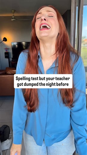 Emily Kristopher on Instagram: "Comment if you’ve ever cried at school 📚 . . . . . #primaryschool #skit #students #teacher #funny #class #teachersilly #teachersofinstagram #teachersbelike #dating #breakup #single #dumped #flirting #school #schoollife"