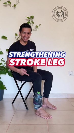 28K views · 350 reactions | Simple exercises to regain strength and mobility in a weakened leg post-stroke. Every step forward is a victory in the journey to recovery.  #StrokeRecovery #physicaltherapy #physicaltherapysession | Physical Therapy Session | Facebook