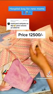 #HOSPITAL_BAG_FOR_NEW_MOM櫓 ✔️PACKAGE PRICE ONLY =12500/-  LIMITED...