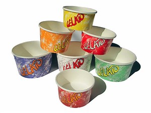 [Hot Item] Ice Cream Packaging Cups with Lid Containers