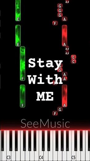 Stay With Me - Miki Matsubara | Easy Piano Tutorial