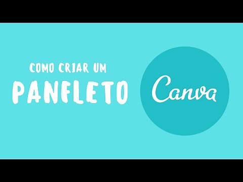 Como criar um panfleto no CANVA