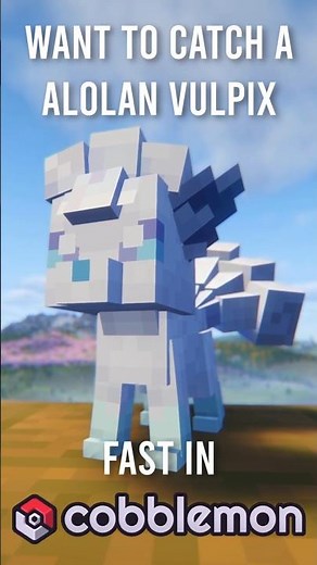 How to Find Alolan Vulpix FAST in Cobblemon! #cobblemon #minecraft #pokemon