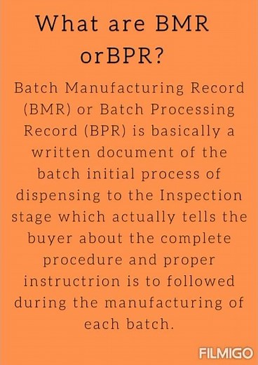 What are BMR and BPR?