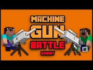 MACHINE GUN BATTLE with 15 people! [Minecraft 1.15]