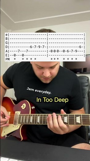 How To Play "In Too Deep" by Sum 41 - #guitar #guitarcover