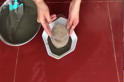 4.2K views · 269 reactions | Make Decorative Pots For The Garden From Fabric Beautiful Flower Pot Design | Craft Life | Facebook